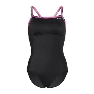 Nike Line Up Racerback Black One Piece Swimsuit XL
